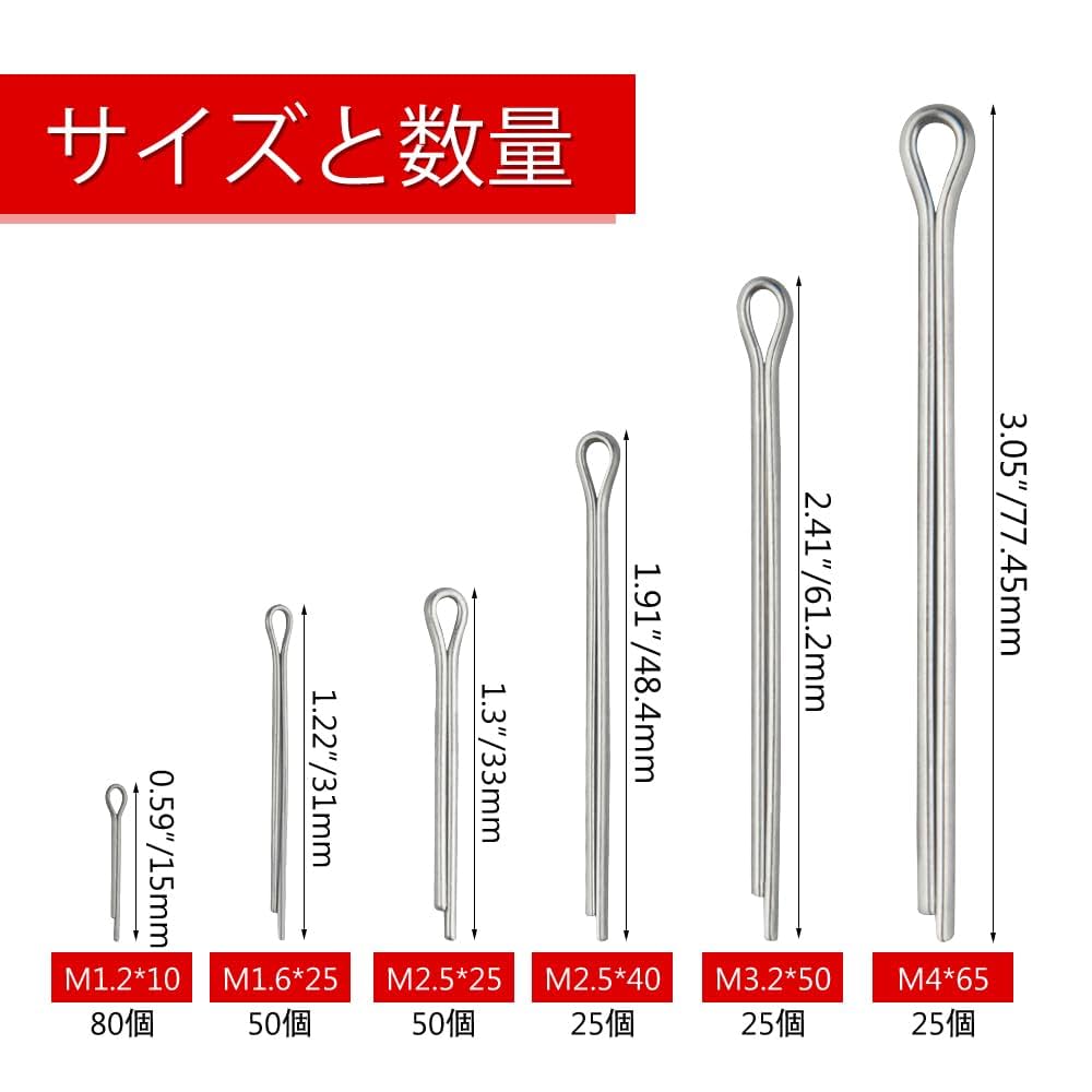 Pin様 5/12お取り置き Dowel Pins - Straight, Undersized, One End Chamfered, One